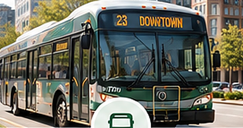 City public transportation bus